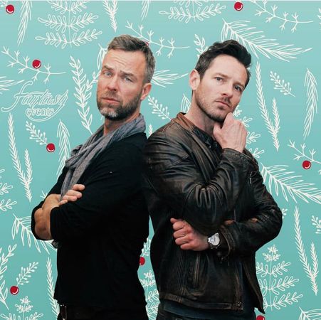 Picture of Ian Bohen and his best friend JR Bourne